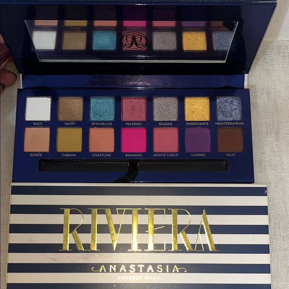 Anastasia Beverly Hills Riviera Palette - Bold Colors (no brush)